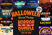 Horror Font Bundle - SALE!, a Sans Serif Font by tokokoo (Thumbnail 1 of 11)