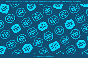 3 Letter Monogram Maker - PS Hangbla, a Serif Font by Para-Scope Design (Thumbnail 2 of 8)