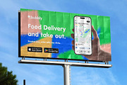 Billboard Poster Street Mockup, an Advertising Mockup by Asylab (Thumbnail 3 of 5)