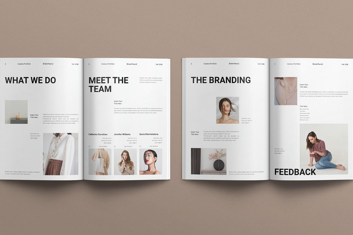 Creative Portfolio Layout Design, a Brochure Template by MassiveCreator (Photo 3 of 8)