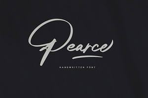 PEARCE - Handwritten Font