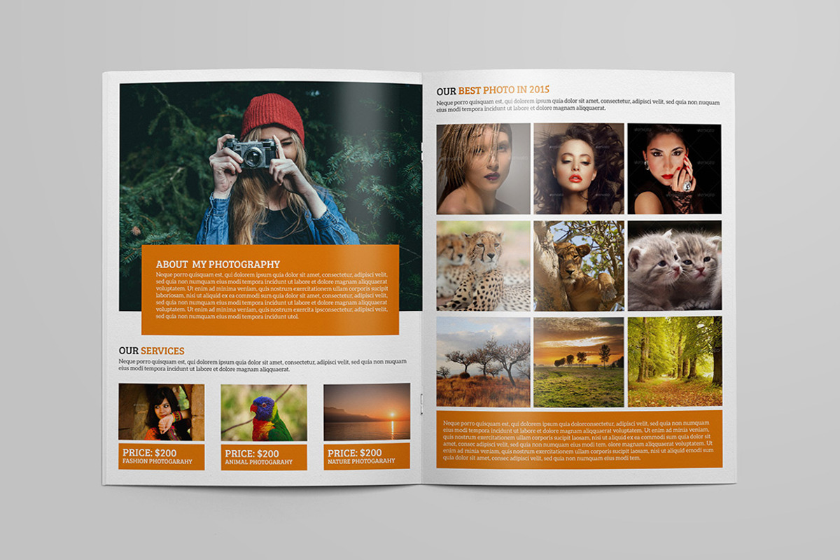 photography brochure, a Brochure Template by DGTouch (Photo 2 of 2)