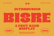 Bisre - Bold Display Font, a Sans Serif Font by Marvadesign (Thumbnail 1 of 13)