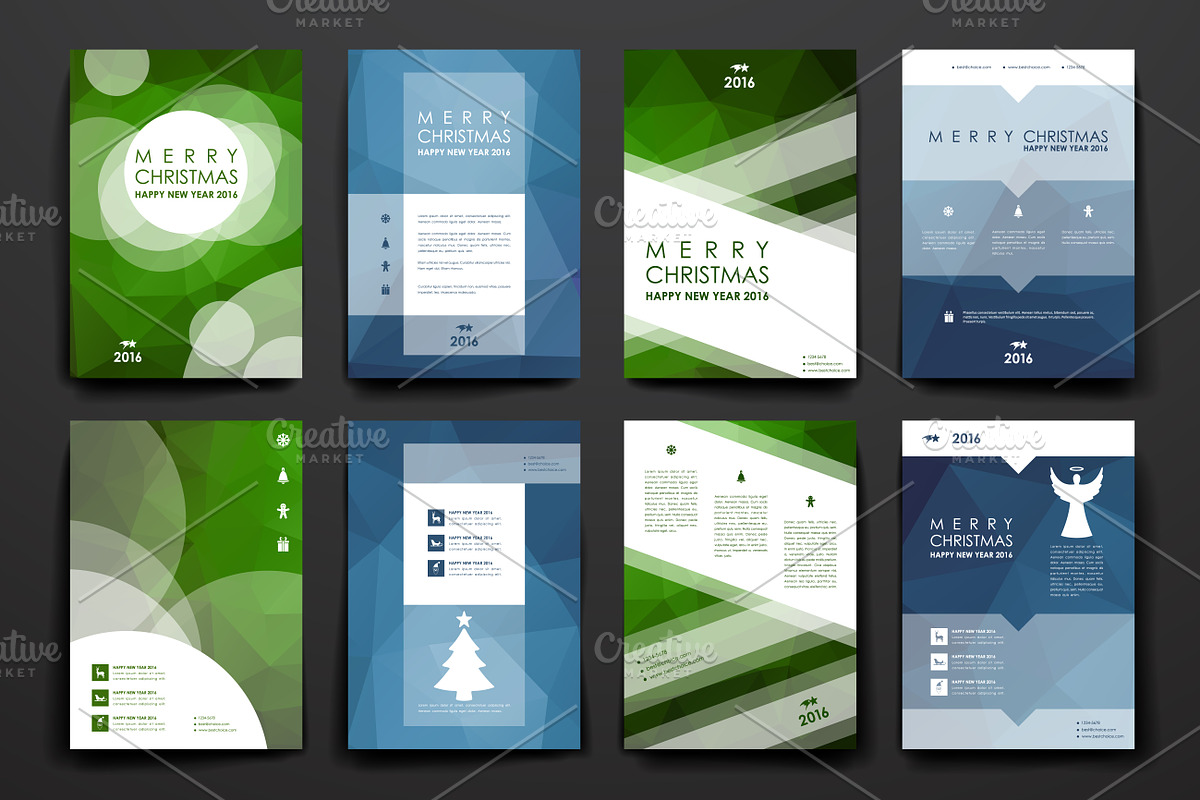 Merry Christmas Brochures, a Brochure Template by Palau (Photo 25 of 49)