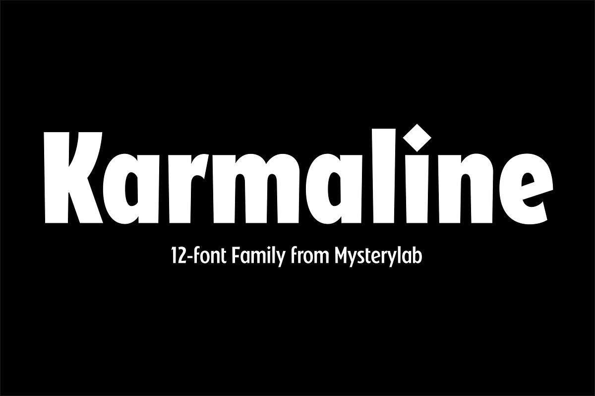 Karmaline Sans Serif Font Family, a Sans Serif Font by Mysterylab Designs (Photo 1 of 9)