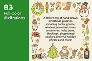 Hand-Drawn Christmas Illustrations, a Seasonal Illustration by cugypress (Thumbnail 4 of 10)