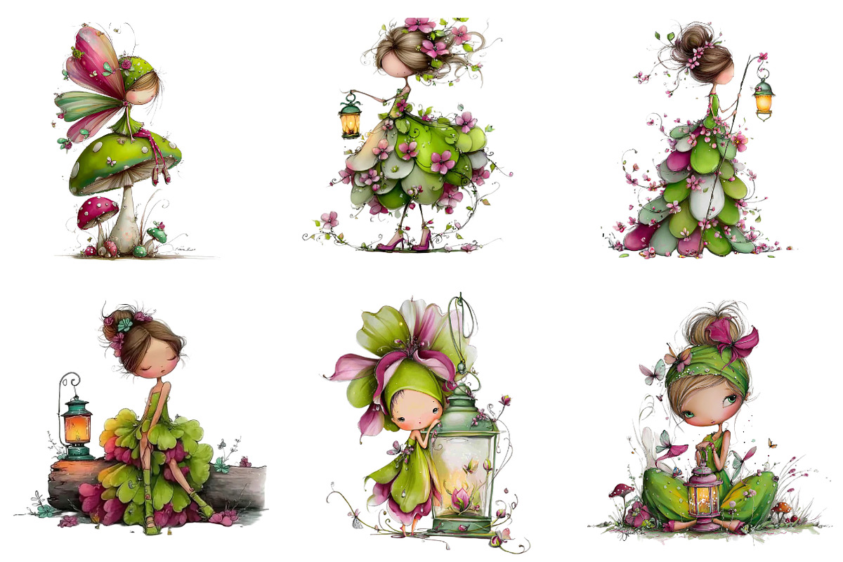 Fairy clipart, an Illustration by CreationArt (Photo 4 of 5)