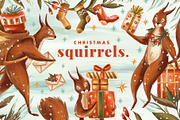 Christmas Squirrels & Winter Scenes, an Animal Illustration by Yeticrab (Thumbnail 1 of 12)