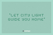 City Light Pixel Game Font, a Font by alpercakici (Thumbnail 8 of 9)