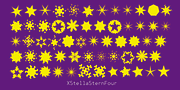 XStellaStern, a Symbol Font by Ingrimayne Type (Thumbnail 4 of 5)