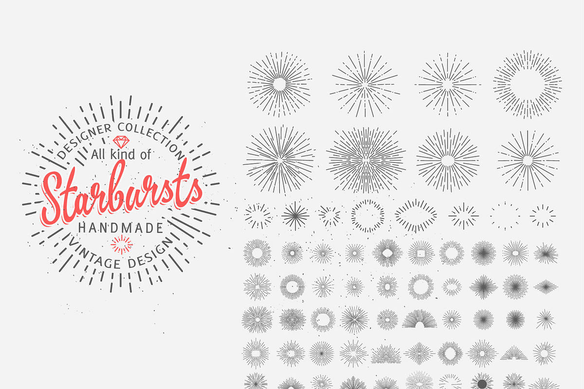 Retro Starbursts, Frames, Ribbons, a Graphic by VectorBakery (Photo 1 of 3)