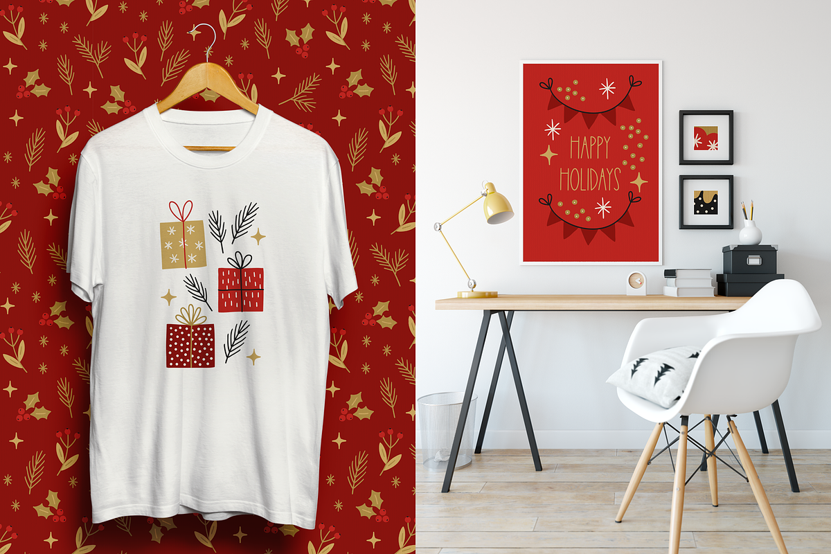 Christmas Party Kit, a Seasonal Illustration by miumiu (Photo 12 of 15)