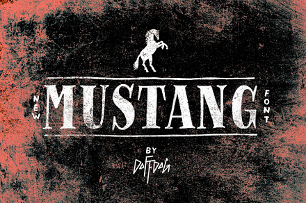 Mustang - Vintage font