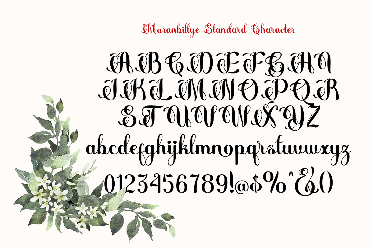 Moranbillye Script, a Script Font by madeDeduk (Photo 5 of 9)
