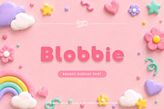 Blobbie Font, a Sans Serif Font by Graphic Spirit (Thumbnail 1 of 8)