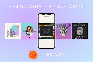 Selena Astrology Instagram Template