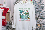 Funny Cute Snowman Png Christmas PNG, an Illustration by designcity5 (Thumbnail 8 of 8)