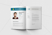 Resume CV Booklet (10 Pages), a Resume Template by Graphic Template (Thumbnail 4 of 7)