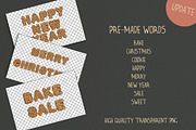 Christmas cookies alphabet, an Object Graphic by Rapapazzi (Thumbnail 5 of 5)
