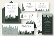 Woods Wedding Invitation Suite, an Invitation Template by Knotted Design (Thumbnail 1 of 4)