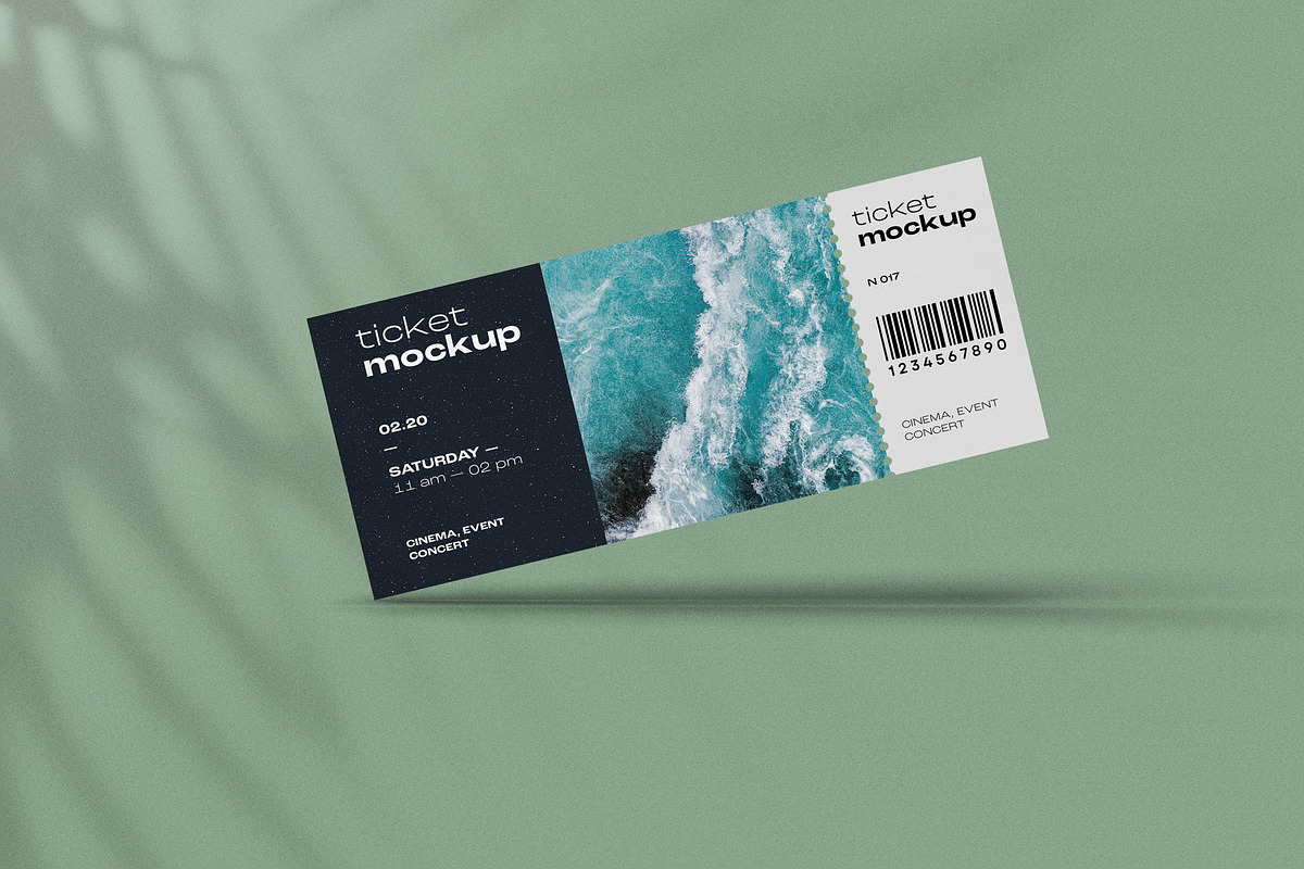 Ticket Mockup, a Product Mockup by dpi (Photo 6 of 10)