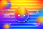3D Glass Morph Sphere Gradient BG, a Background Graphic by Signatoro (Thumbnail 2 of 4)