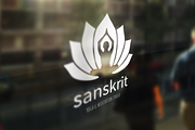 Sanskrit Yoga Logo, a Branding & Logo Template by GLXY (Thumbnail 3 of 4)