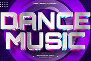 Dance Music Editable Text Effect, a Layer Style Add-On by Niestart Creation (Thumbnail 2 of 2)