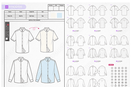 Vector Shirt Design Set