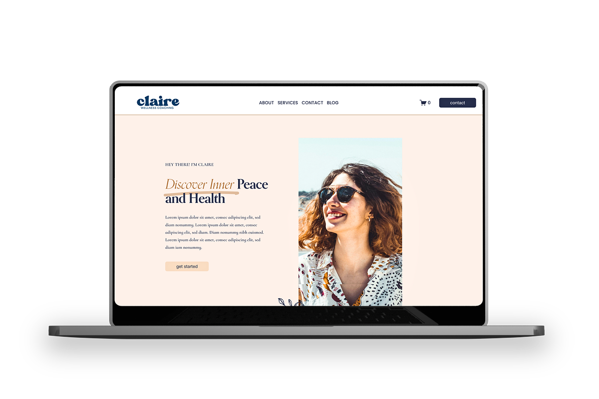 Claire Squarespace Template preview 2