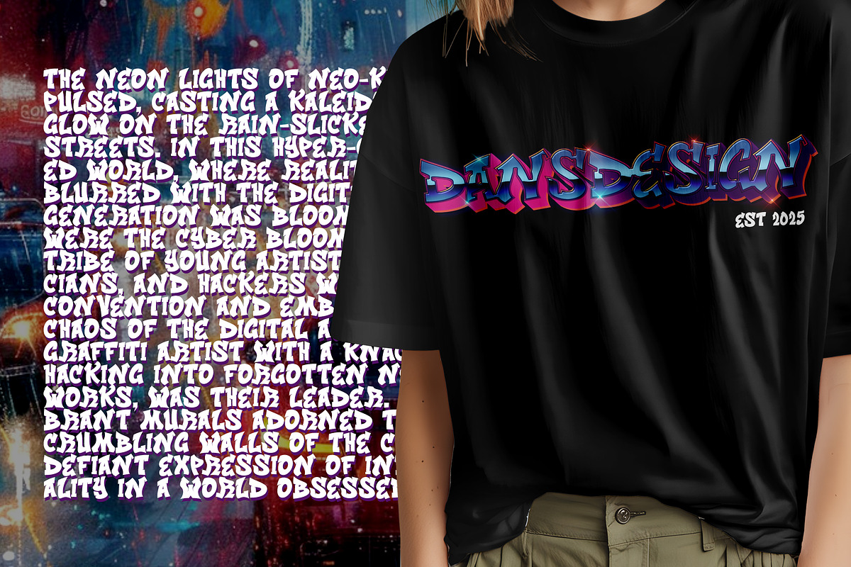 Urbanite A Display Font Y2K Graffiti, a Symbol Font by dansdesign (Photo 11 of 11)