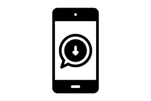 Incoming call solid icon, a Solid Icon by Creative priyanka