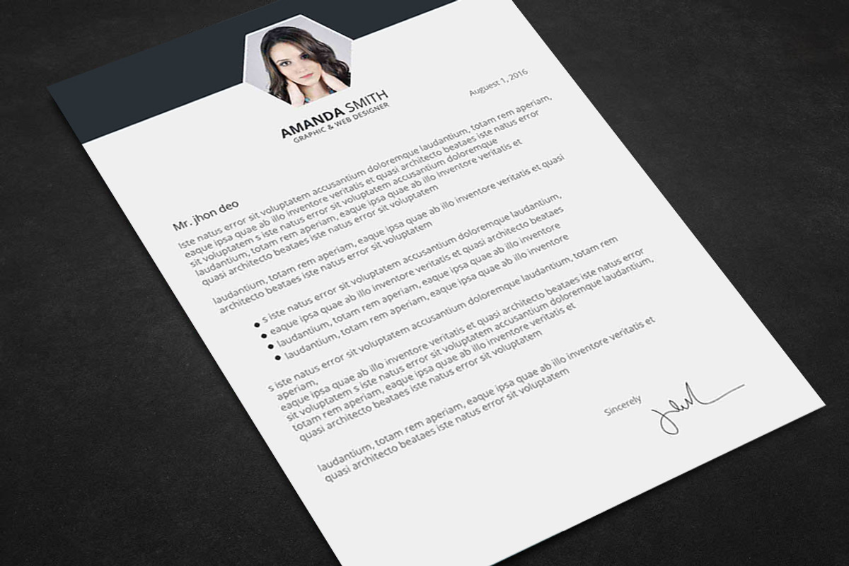 Resume template, a Resume Template by GraphicsToll (Photo 3 of 5)