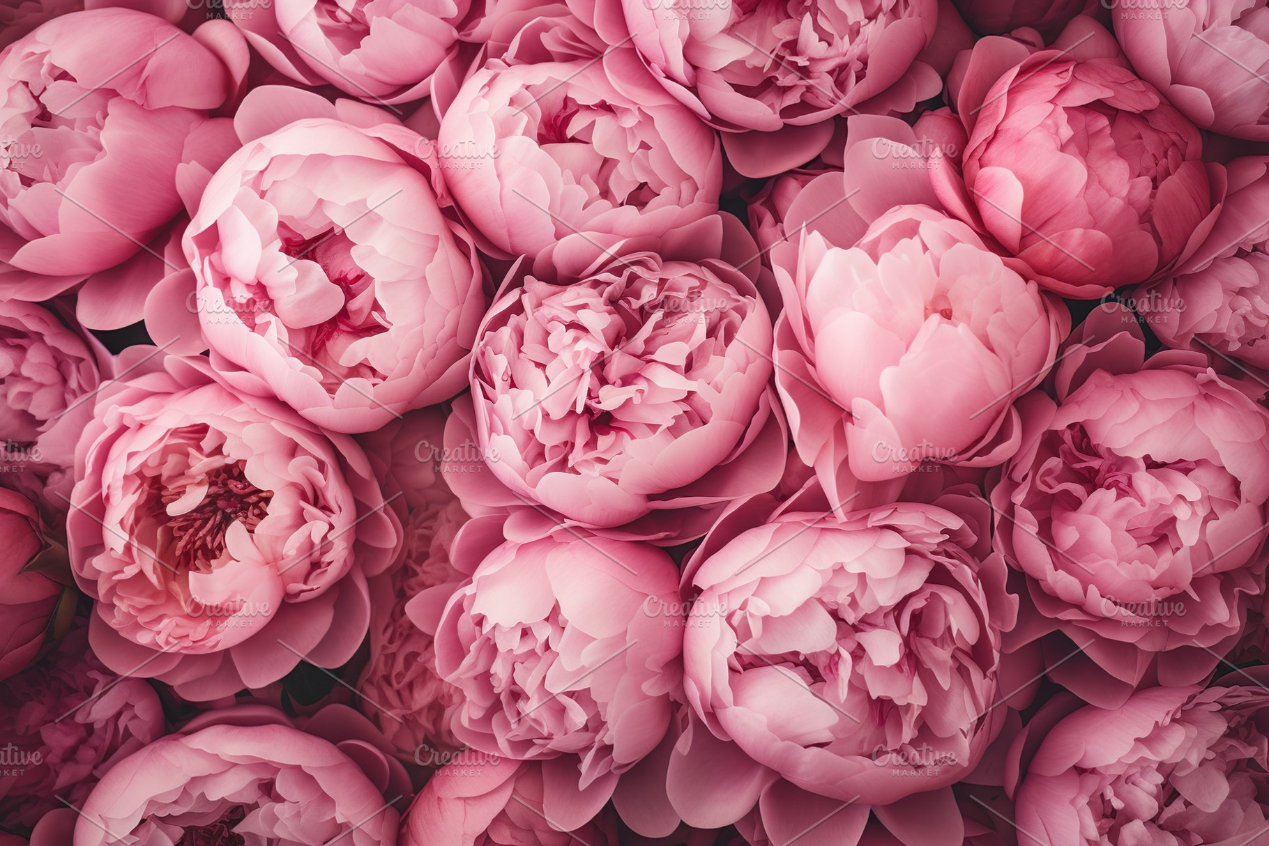 Background of pink peony flowers, a Nature Photo by AlyaAnd