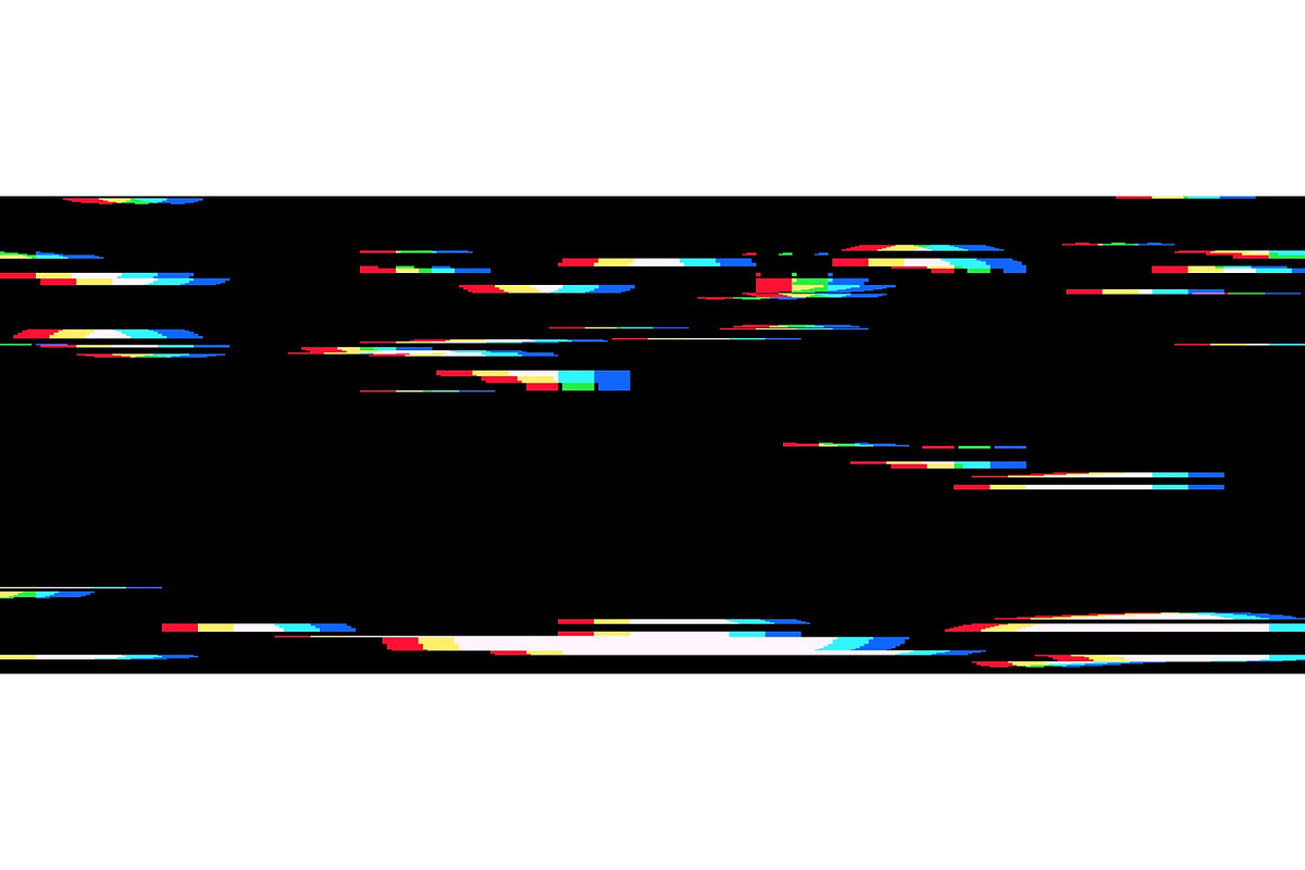 Pixel effect with glitchy tv noise, a Technology Illustration by RDShop (Photo 2 of 2)