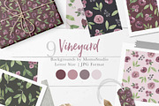 Watercolor Vineyard Elements, an Illustration by Momo Studio (Thumbnail 10 of 16)