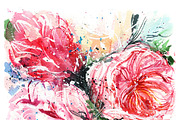 tulips and poppies, a Texture Illustration by coconut_forest (Thumbnail 2 of 3)