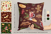 Winter Spices Watercolor Clipart, a Seasonal Illustration by AnitaPol (Thumbnail 11 of 13)