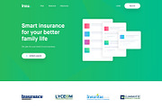 Insurance Landing Page, a Landing Page Template by Sujun Baidyaa (Thumbnail 4 of 4)