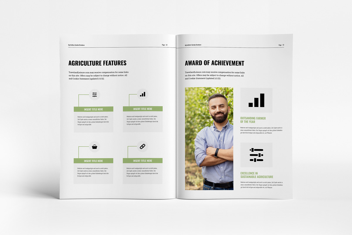 Agriculture Brochure Template ICanva, a Brochure Template by PixWork (Photo 8 of 11)
