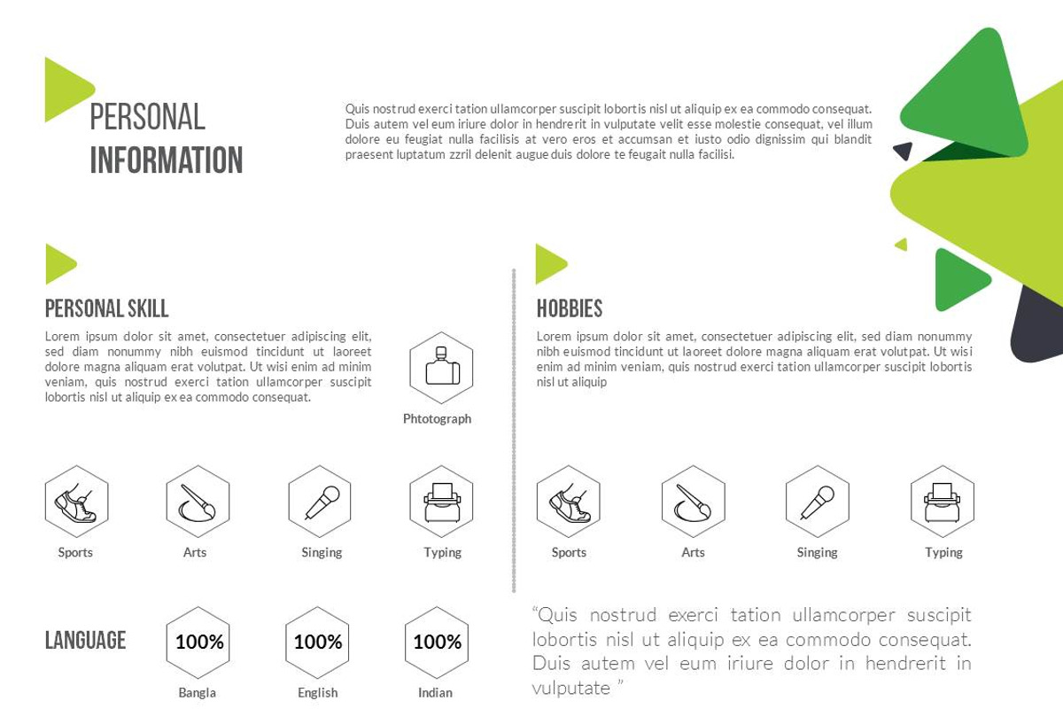 Boss CV 2 PowerPoint Templates, a Presentation Template by MRI STUDIO (Photo 5 of 15)