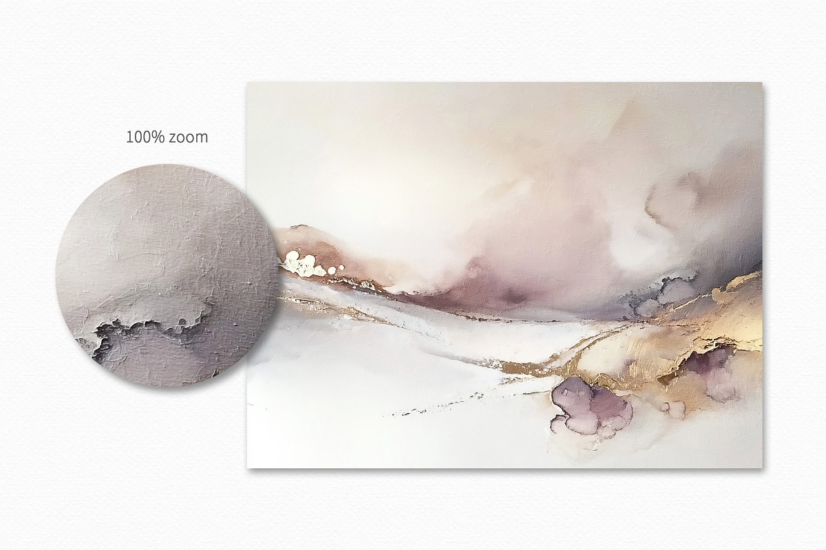 Misty Mauve Horizons, a Decorative Illustration by rileyBgraphics (Photo 7 of 7)