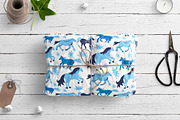 Christmas horse pattern, a Pattern Graphic by Lucyinyourheart (Thumbnail 9 of 10)