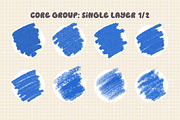 Oil Pastel Procreate Brushes 31x, a Brush Add-On by Esther Nariyoshi (Thumbnail 4 of 12)