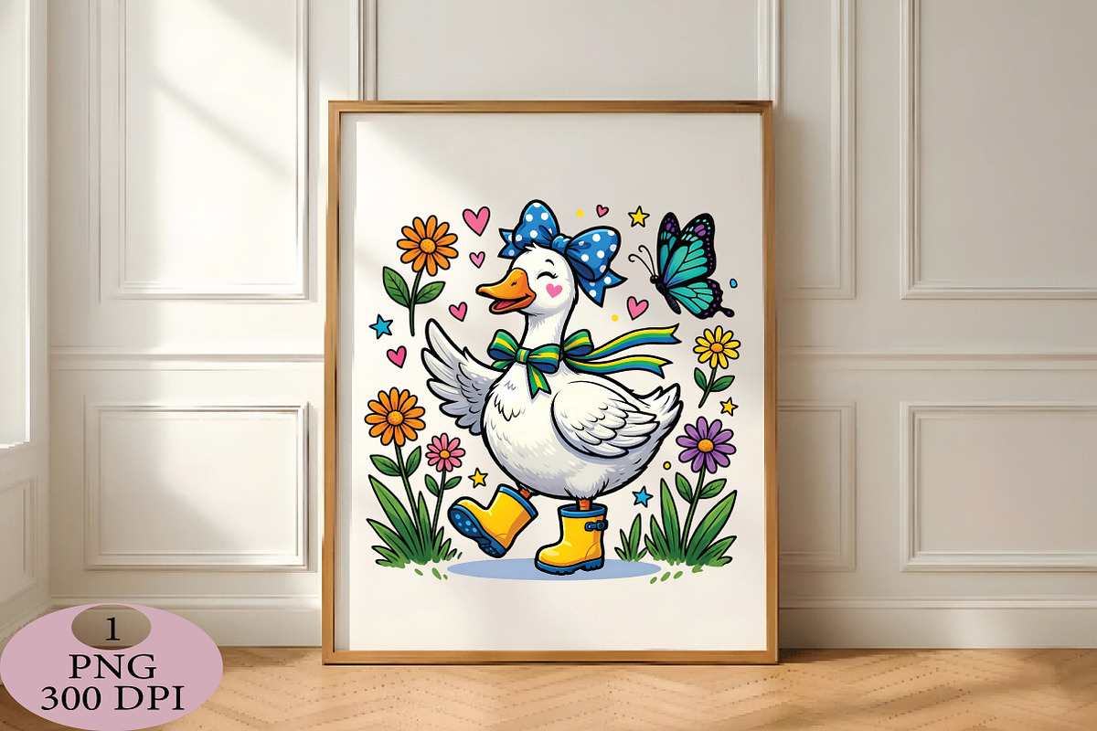 Coquette Goose Png, Mama Goose Png, an Illustration by Daily.Designs (Photo 4 of 5)