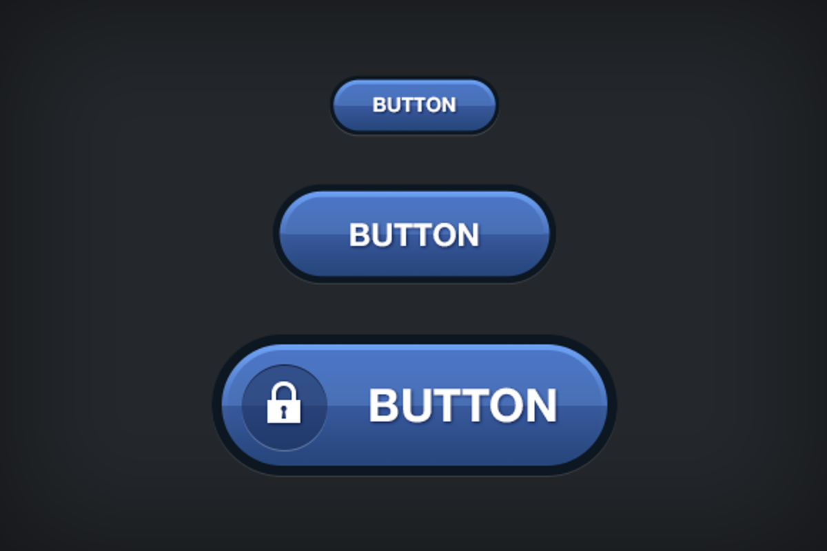 Buttons Pack, an UI Kit Template by Prosymbols
