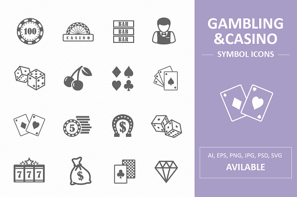 Gamblingcasino Symbol Icons
