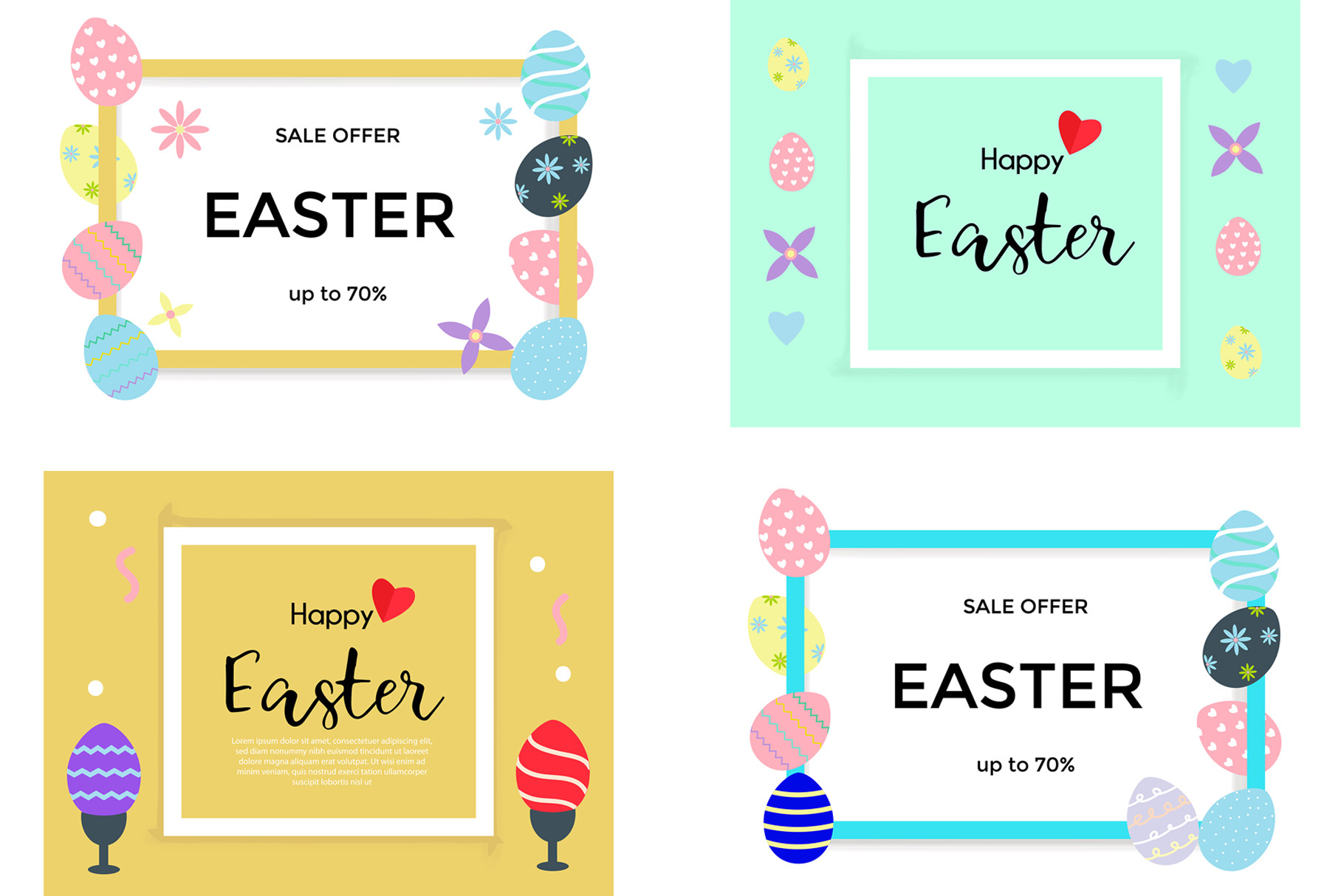 Easter Sale Template by Bungamustia  Creative Market