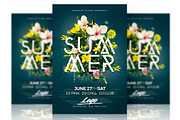 Summer Party | Psd Flyer Template, a Flyer Template by Rome B Creation (Thumbnail 1 of 2)