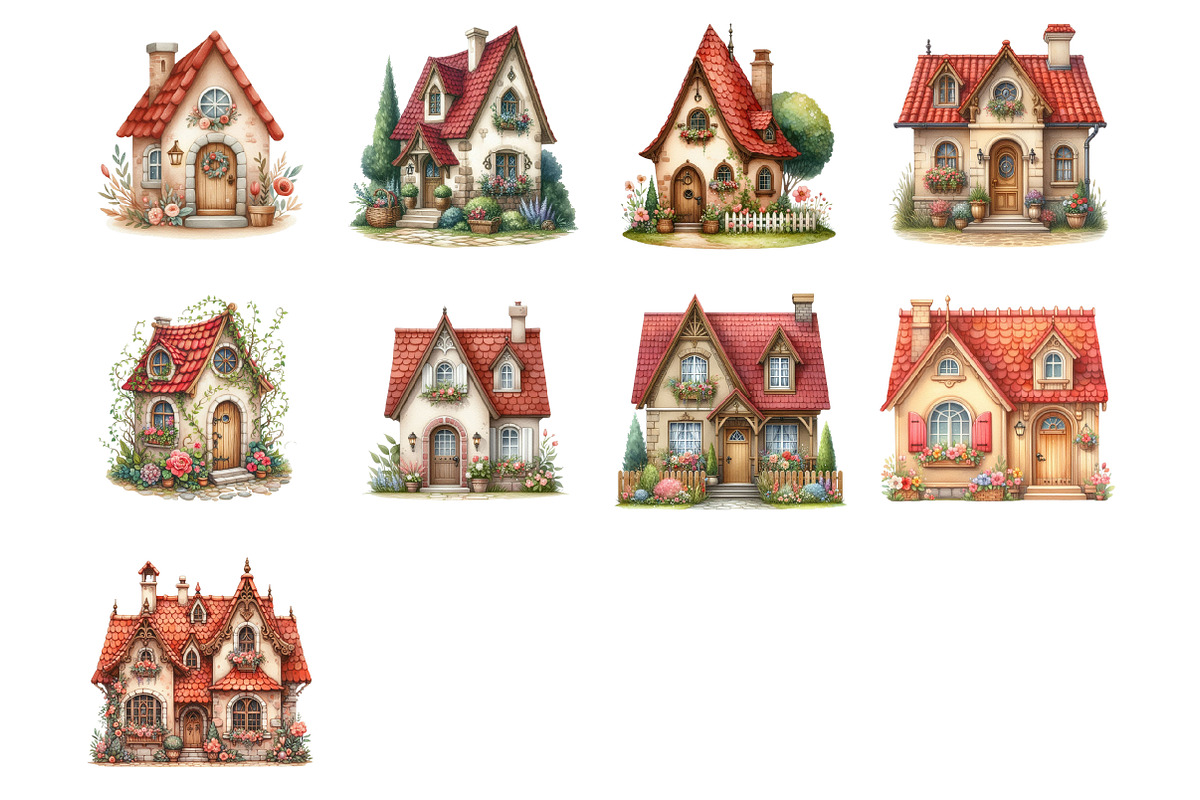 New Home Clipart, an Illustration by Design Market (Photo 3 of 3)